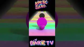 🔺 Shape Smash! Fun with Kinetic Sand Shapes 🚀 Bowling Ball Adventure  #kineticsandplay #kineticsand