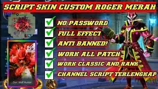 SCRIPT SKIN ROGER MERAH DARAH || NO PASSWORD