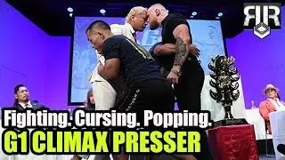 Fighting, Cursing, and Popping: G1 Climax 34 Press Conference