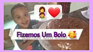 EU E JHONATA NA COZINHA|FIZEMOS BOLO DE CHOCOLATE 🍫 😋