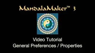 MandalaMaker 3 General Preferences