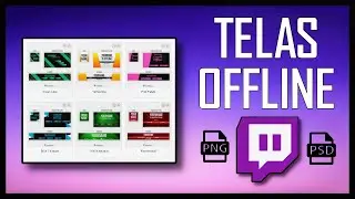 TELA OFFLINE TWITCH -  COMO CRIAR ONLINE,BAIXAR E APLICAR NA TWITCH + BONUS EXTRA