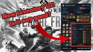 New Inventory in New World?! Is It Actually Good?