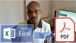 Exporter facture excel en pdf