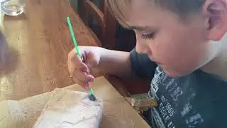 Jacob being a palaeontologist