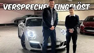 Follower (18) bekam Tour im Porsche 911 bei 10k Abonnenten