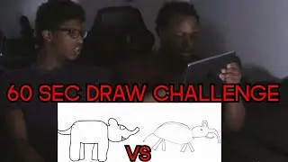 60 SECONDS TO DRAW CHALLENGE VS MY BROTHER