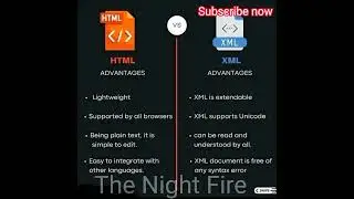 HTML VS XML