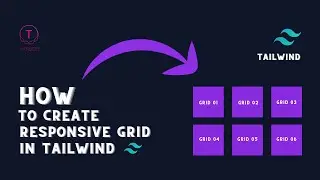 T-TECHY | How to make grid in Tailwind | #coding #tailwindcss #codingforbeginners #codingbootcamp