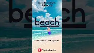 Sea and Beach with Phonics #shorts