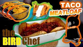 Taco Meatloaf with Salsa BBQ topping | Quick n Easy Recipe | The BIRD Chef