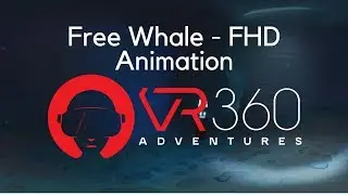 Free Whale 3D - Full HD 360° VR Animation Video