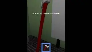 POV: I think bro was on a ranked match☠ #roblox  #brookhaven