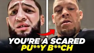 Khamzat Chimaev GOES OFF On Nate Diaz (FOOTAGE) DIAZ RESPONDS