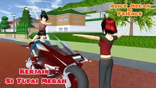 Alice Megan & Friends [ Kerjain Si Tupai Merah, Megan Berubah ] || Drama Sakura School Simulator