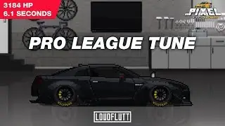 PIXEL CAR RACER - NISSAN GTR R35 NISMO PRO TOURNAMENT TUNE | 3184HP 6.1 SECONDS TUNE