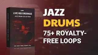 Jazz Drum Loop Samples - HI-RES Drum Kit Pack (Various BPM)