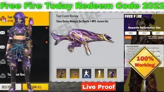 Free Fire Today Redeem Code | 27 - 28 February 2022 | FF Today Redeem Code | Live Proof