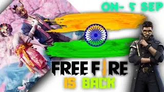 FREE FIRE 🔥 is BACK 🗿|| 🥶FREE FIRE RETURN 💥😈