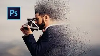 Dispersion Effect Using Brush | Photoshop Tutorial