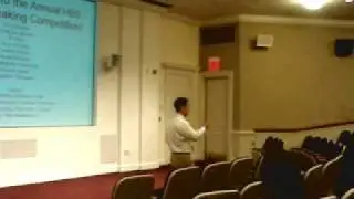 Harvard Business School Public Speaking Contest 2006 (1/3)
