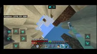 A water wall in minecraft??!!