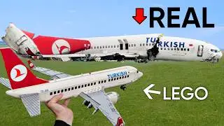 Plane Crashes Recreated Exactly Where They Happened with Lego PART 2