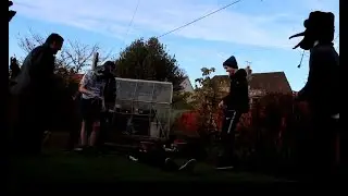 Rokers Fishes in the Garden with the Troops