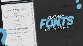 New Premium Fonts Collection by Alee Creation | How to add fonts in Pixellab.