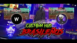 🥷🏾LOS MEJORES CUSTOM HUD A 3 DEDOS Free Fire BRASILEÑOS
