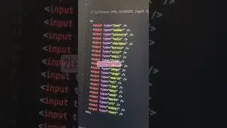 21 Html input Types