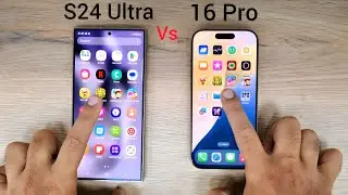 Samsung S24 Ultra vs iphone 16 Pro | SPEED TEST