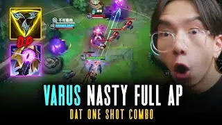 WTF IS THIS UNIQUE AP BUILD NASTY | Varus CHINA Wild Rift 4.1a #wildrift #lolm #wr #league #varus