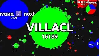 Agar.io // Timelapse - EU-Server // X-Teamer & Bots (Total Chaos)