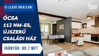 Ócsán, a vonatállomáshoz közel újszerű családi ház eladó