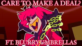Care To Make A Deal? || Hazbin Hotel Alastor FAN SONG || SLIGHT FLASH/GLITCH WARNING