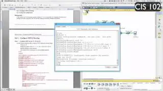 8 2 2 7 Packet Tracer   Configuring OSPFv2 in a Single Area Instructions