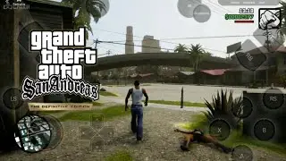 Jugando GTA San Andreas Definitive Edition Android Gameplay + Descarga 2022 ✔ (GTA SA DE MOBILE)