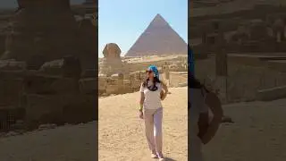 Great pyramids of Giza and Sphinx in Cairo Egypt 🇪🇬