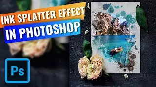 How to make an Ink Splatter effect in Photoshop 2020 Tutorial