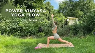 Power Vinyasa Yoga Flow | Mittelstufe-Fortgeschritten | 24 Minuten | Fokus Hüfte & Beine