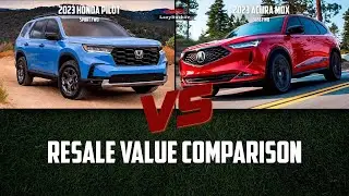 2023 Honda Pilot VS 2023 Acura MDX - Resale Value Comparison
