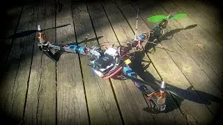 Tricopter FPVing through the forest