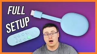 The New Chromecast With Google TV Full Setup Video!