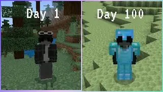 mình đã sinh tồn 100 ngày trong minecraft pe 1.17 ||ghost mcvn sinh tồn 100 ngày