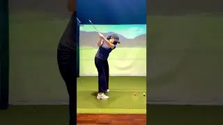 ✅️ 아이언 스윙 궤도 체크 ✅️ 박송이 프로 아이언 체크 ‼️