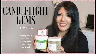Candlelight Gems | REVIEW Bath Bomb, Candle Jewelry & MORE