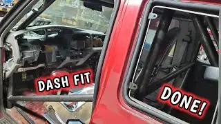 Cage Done Fitting Dash | S&W Roll Cage Twin Turbo Ranger