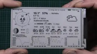 Lilygo T5 4.7 inch E-paper - ESP32 V3 - IOT weather station