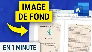 Comment insérer une image de fond sur toutes les pages Word